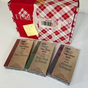 Plaid Folkart One Stroke Vintage Painting VHS SEALED Instructional Videos